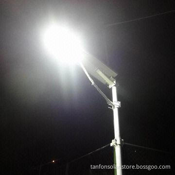 40W Solar street lights system (panel + controller + lamps, all-in-one box design)